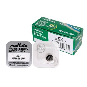 일제 시계건전지 1알 무라타 377(SR626SW) 전압 1.55V 동그란 손목시계건전지