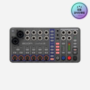 ZOOM LiveTrak L6 정품 디지털 믹서 레코더 멀티트랙 라이브 팟캐스트 A/S
