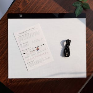 [리퍼브] LED 드로잉보드 패드 (L)사이즈, 얇고 가벼운 간편 라이트박스