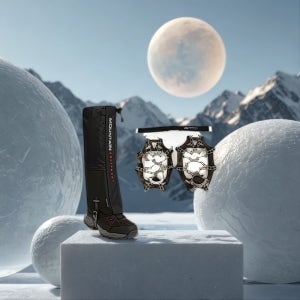 겨울 산행 준비물 등산 스펫츠 바지 밑단 고정 발목 토시 아이젠 세트