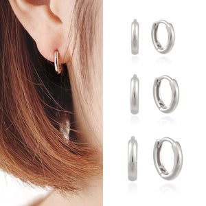 오에스티 베스트 베이직 링 silver925 귀걸이 9/1113/15mm (4종 택1)