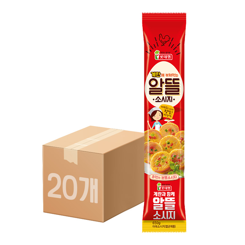 Lotte Foods Economical Sausage 650g 20 pcs