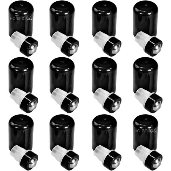 5ml 15ml 에센셜 오일 병용 롤러 볼 삽입 - 병을 인스턴트 롤러로 만드는 탑 액세서리 <b>도테라</b> 젊은 생활 식물 에 적합 누출 <b>방지</b> 금속 재사용 가능 12팩