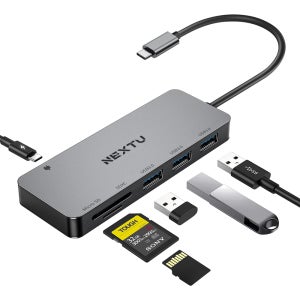 카루단 6in1 USB C타입 멀티포트 허브 PD 100W 9715TC-PD