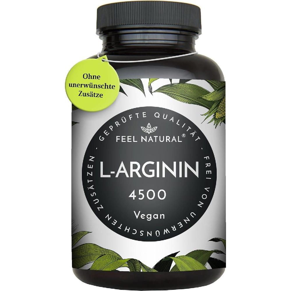 <b>필</b> 네츄럴 L-아르기닌 4500mg 365캡슐 Feel Natural L-Arginin