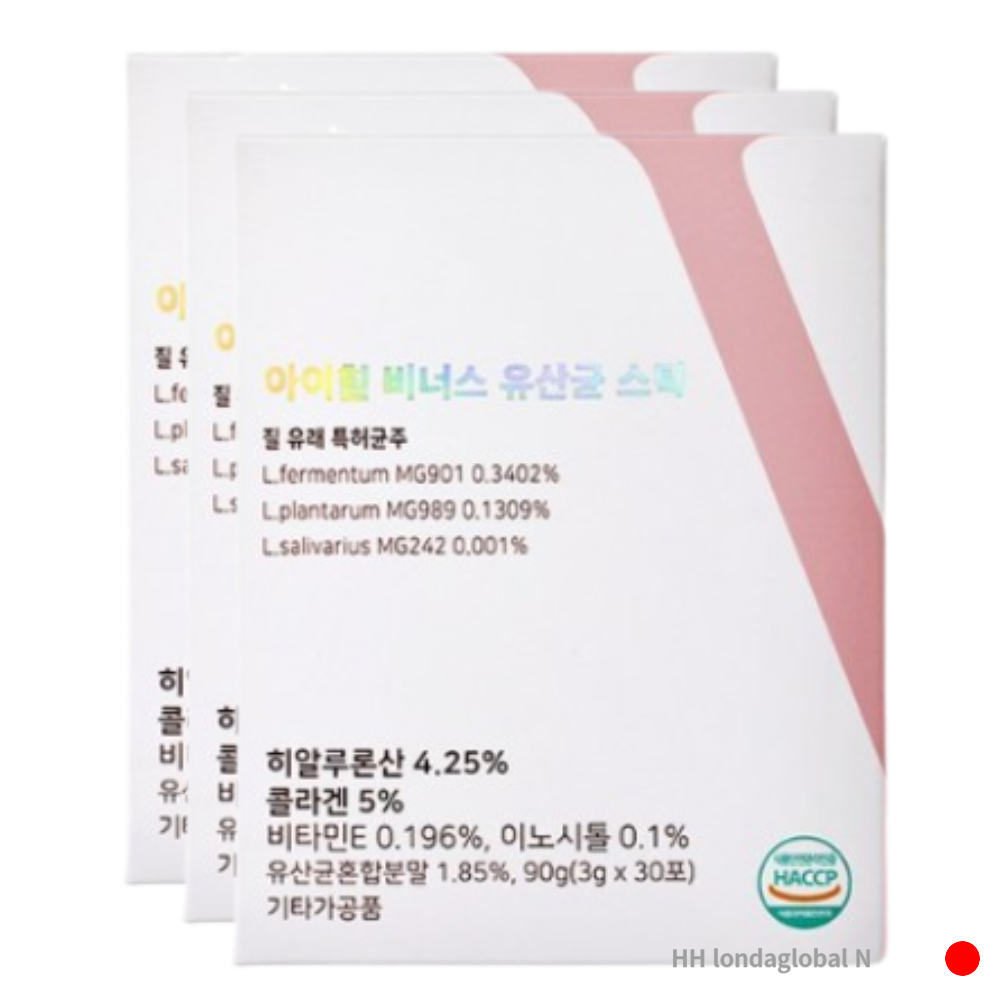 <b>아이힐</b> 비너스 유산균 스틱 여성 <b>장</b> 건강 추천 30포X3