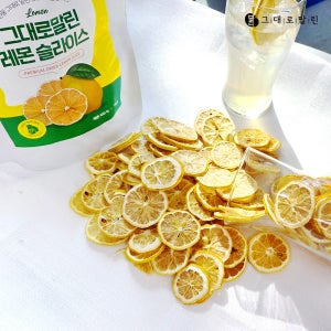 그대로말린 건조 과일 레몬 슬라이스 말린 레몬칩 50g