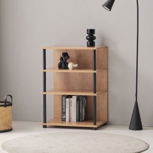 로썸 600 인테리어 폭좁은 다용도 책 수납 선반장 3단 선반