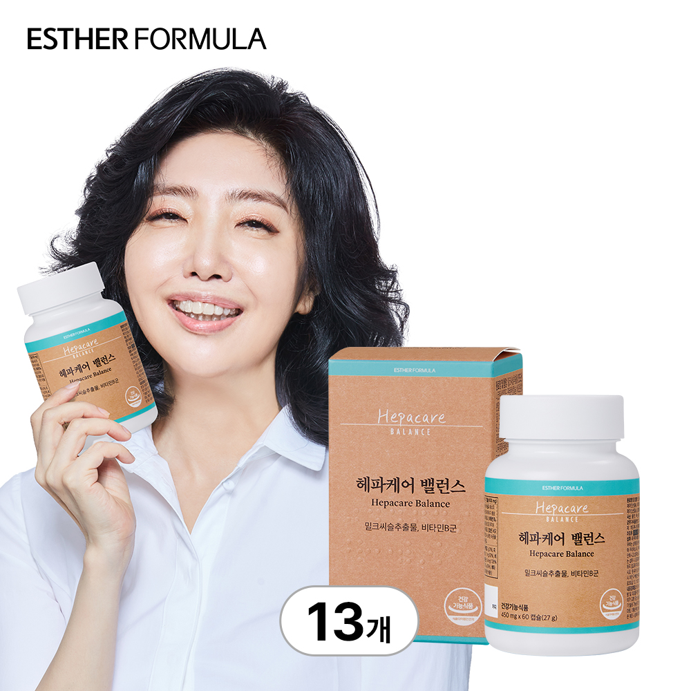 <b>헤파케어 밸런스</b> 450mg 60캡슐, 13개