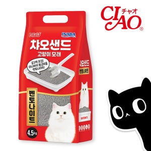 이나바 챠오샌드 고양이 모래 벤토나이트, 4.5kg, 1개