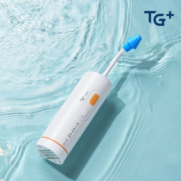 TG+ 티지 자동 전동 코세척기 생리 식염수 코세척 코세정기 900ml CN1