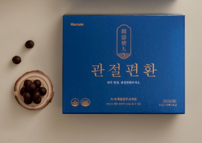 <b>휴럼</b> 관절편환 연골건강 NAG 아세틸글루코사민 국산100% 홍게껍질 4gx32환 (1달)
