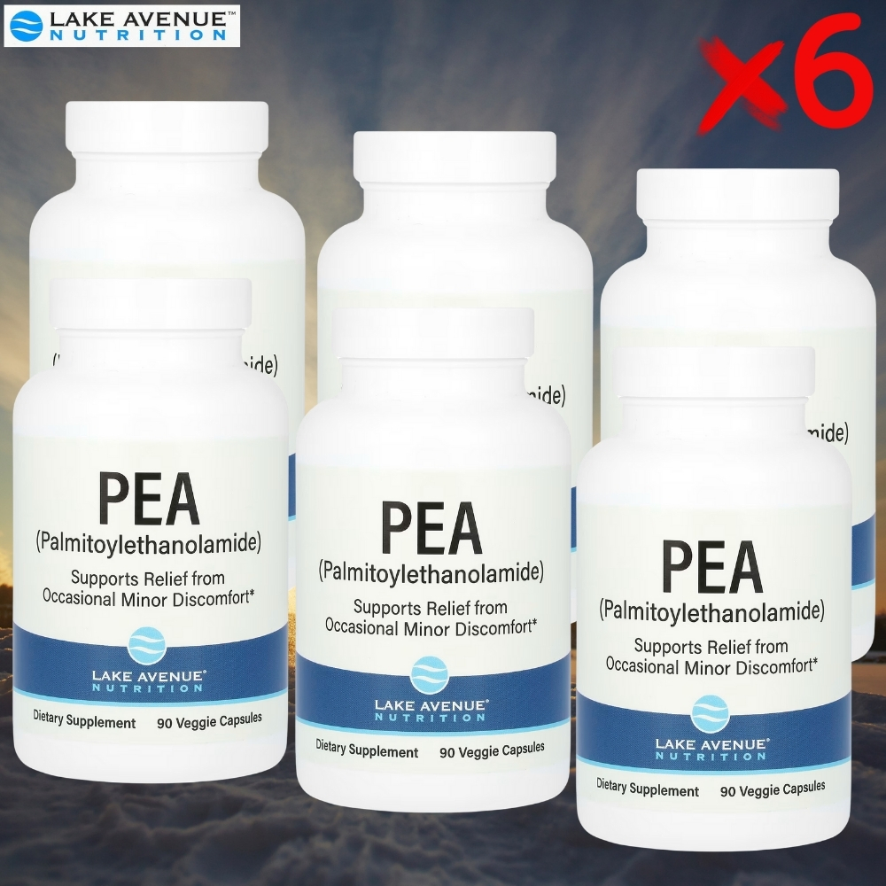레이크애비뉴 <b>PEA 팔미토일에탄올아마이드</b> 90캡슐 6개