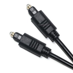 디지털 광섬유 오디오 광케이블 Optical 각대각 연결 케이블 3m, 1개