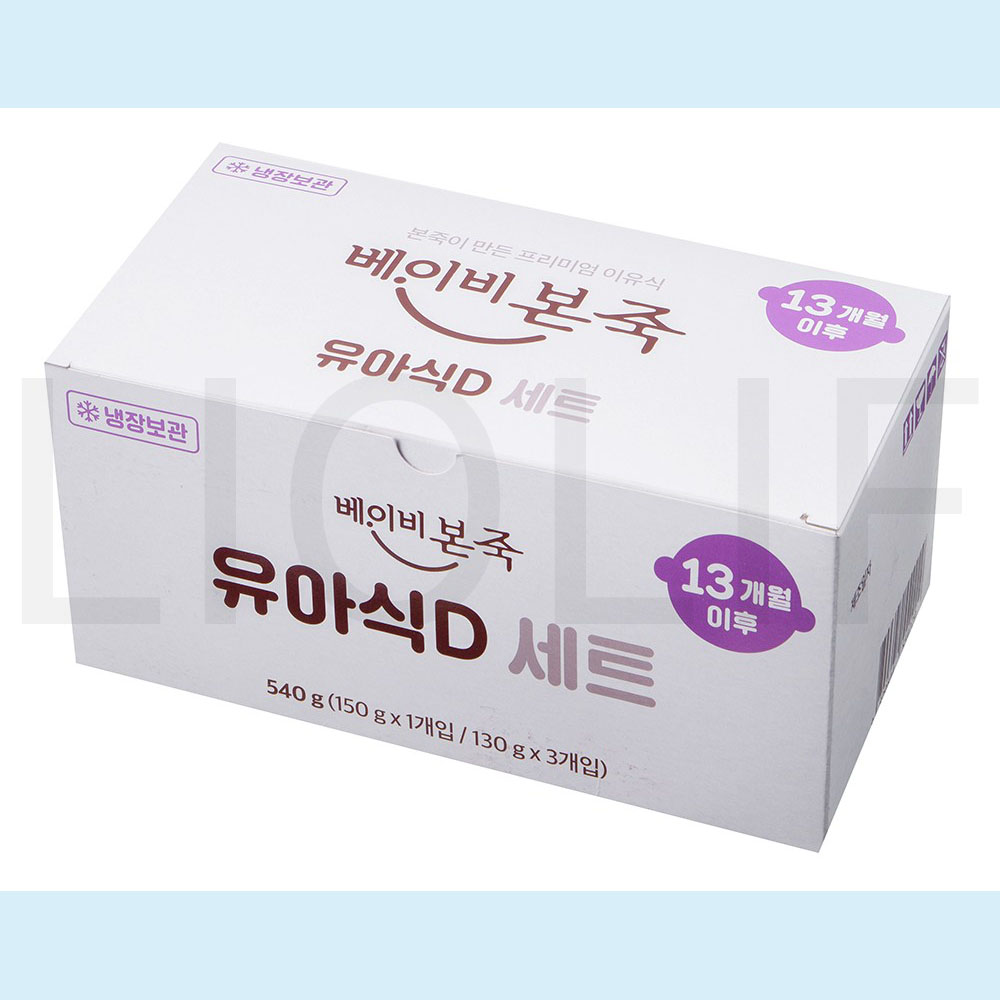본죽 베이비 본죽 순한마파두부 성분 분석