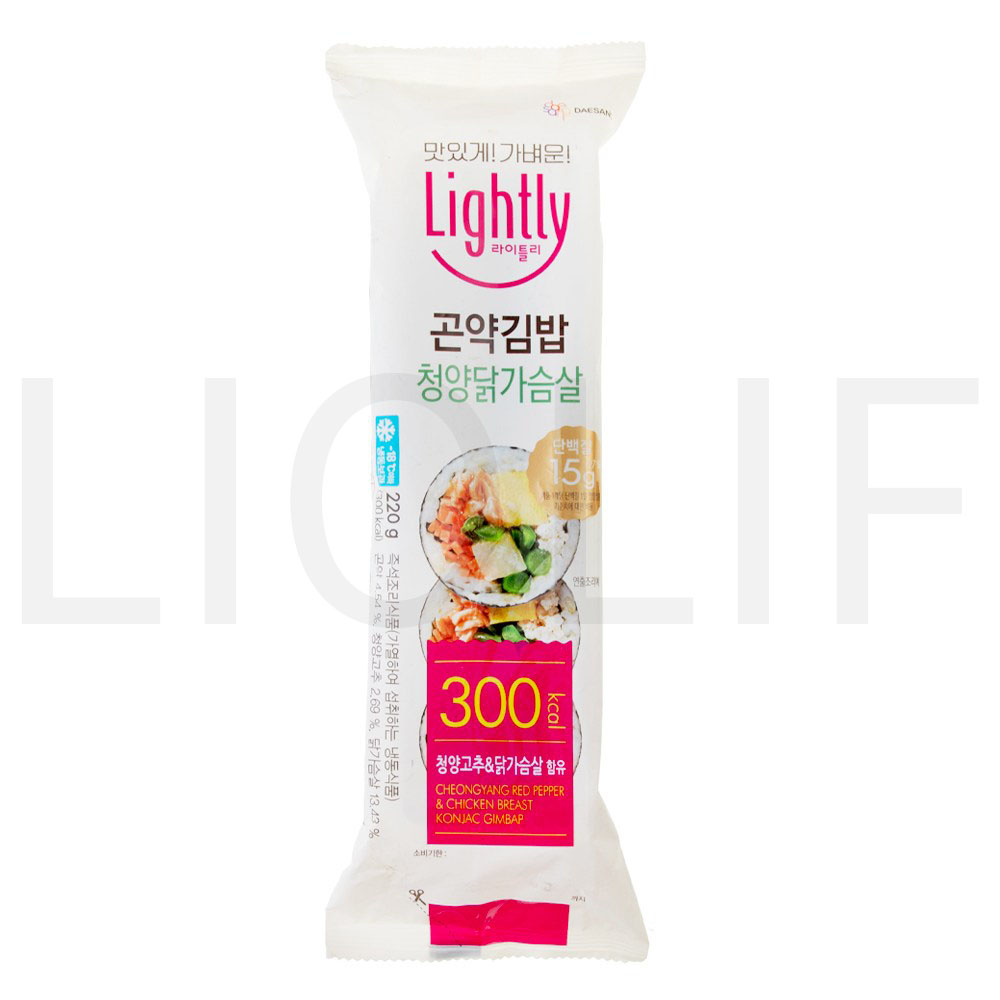 청양 닭가슴살 곤약 김밥 제품 이미지