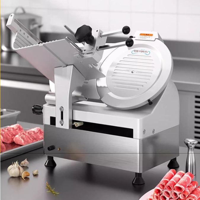 12인치 전자동 육절기 탁상용 냉동육 슬라이서 12인치 전자동 표준a