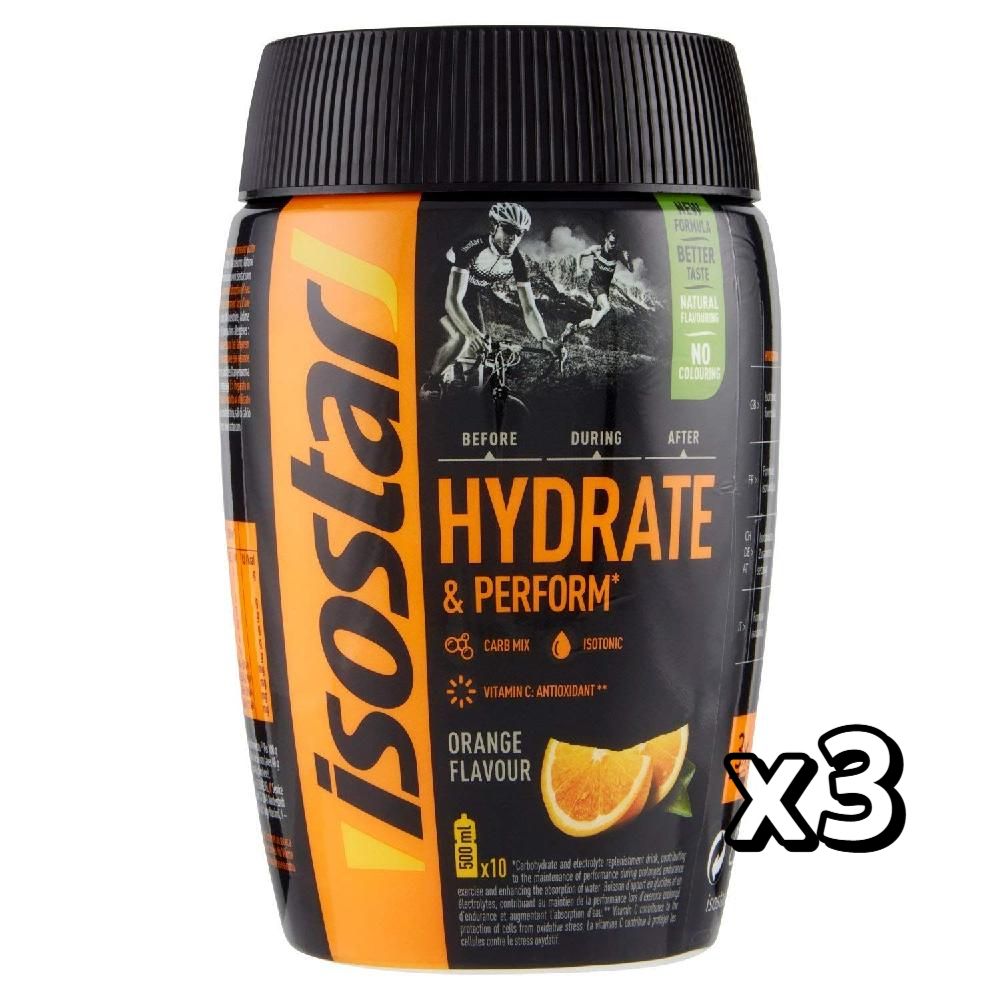 isostar Hydrate 스포츠음료 분말 925 Orange 400G X3