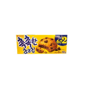 오리온 촉촉한 초코칩 160g 8개입 1통