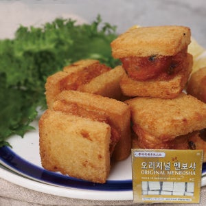 오리지널 사각 멘보샤 600g(30gx20pcs) 10봉 새우튀김 호프집 업소용