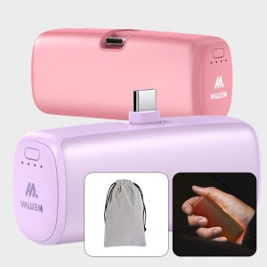 C타입 손날로 전자 핫팩 충전형 충전용 충전식 휴대용 손난로 보조배터리 5000mah