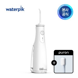 [미세모 칫솔 증정] 워터픽 휴대용 구강세정기 치석제거기 치간세정 물치실 무선 WF-10K
