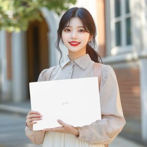전용파우치 한컴오피스 선물 LG 그램 17ZD90RU-GX54K 최신형 대화면 대학생 신학기 인강용 업무용 노트북