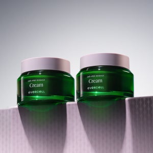 에버셀 셀바이탈 리뉴얼 크림(60g+60g) 미백 장벽강화 탄력크림 피부 줄기세포배양액