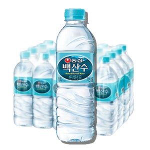 백산수 유라벨 500ml, 20개