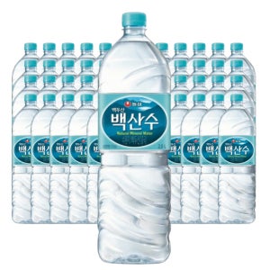 백산수 유라벨 2L, 48개