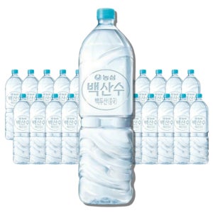 농심 백산수 무라벨 2L, 24개