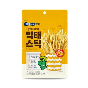 [베베쿡] 한입 바삭 먹태스틱 (15g) 1개