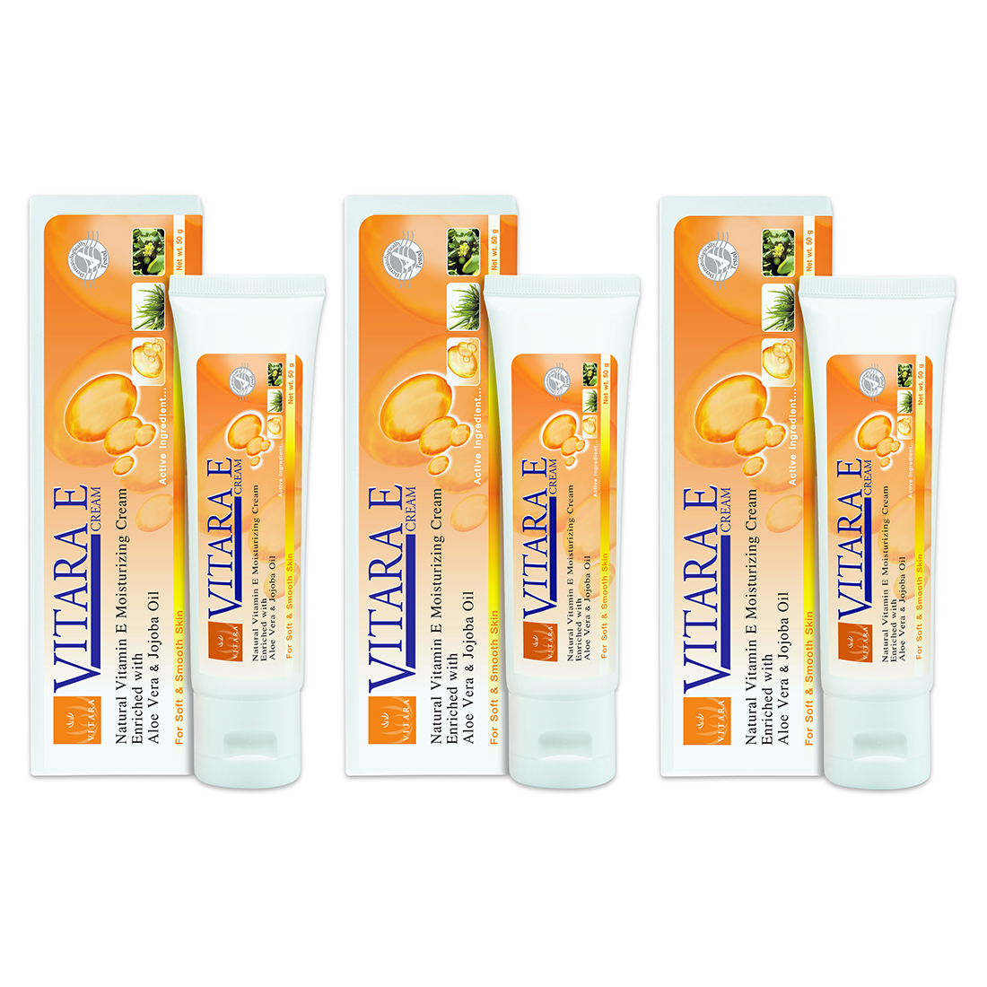 태국 비타라 E크림 50g X 3개 <b>비타민E</b> VITARA E