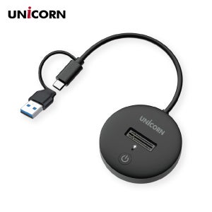 유니콘 NVMe SSD 도킹스테이션 M.2외장케이스 USB A+C타입 SM-600DP