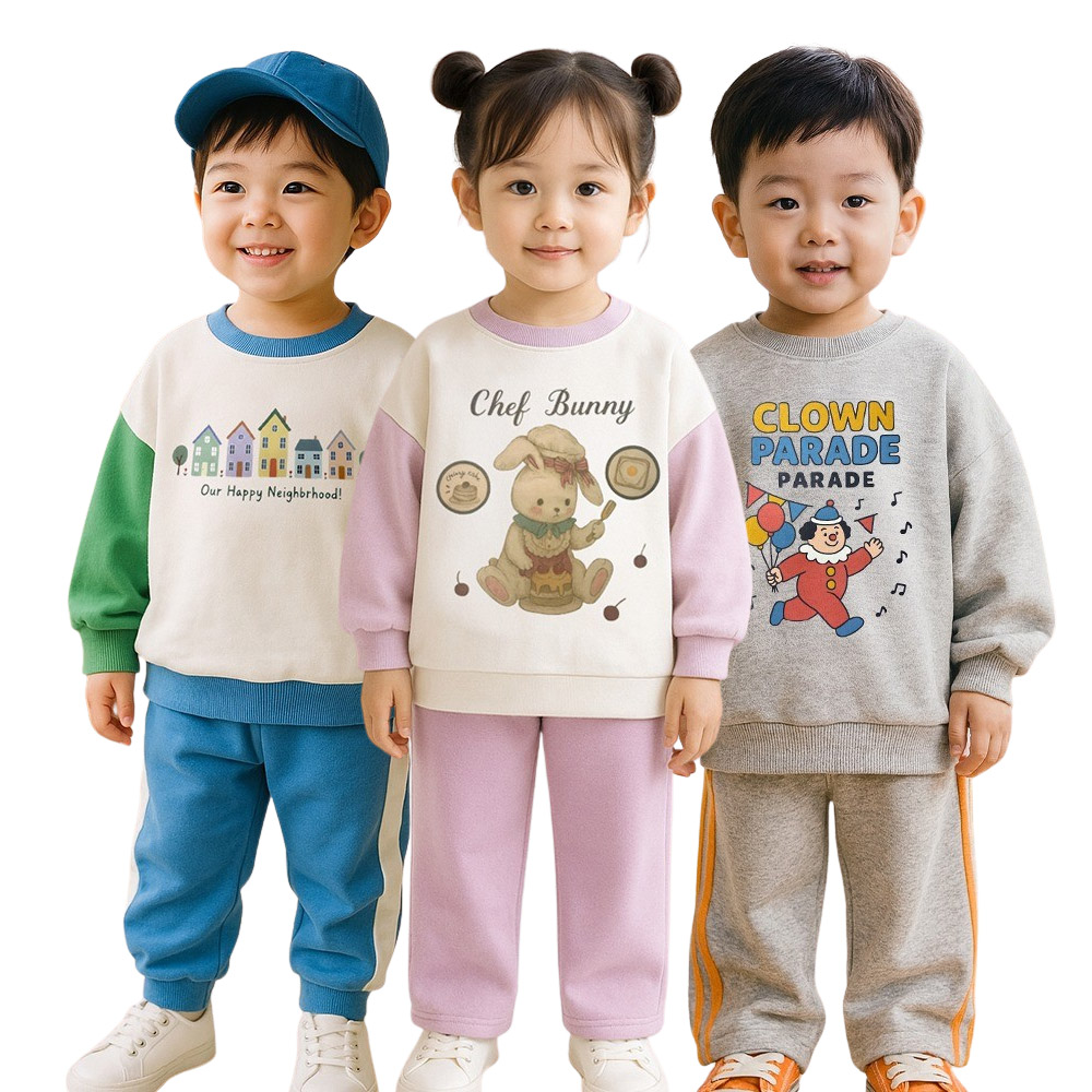 [키즈꼬모] 핫딜 상하복 남아/여아 아동 등원복 상하세트 베스트 95종