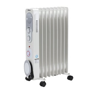 라디에이터 가정용 화장실 동파방지 사무실 원룸 미니 소형 전기난방 타이머 9핀, 2000W