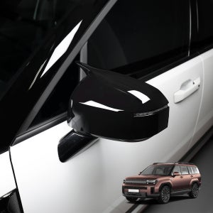 싼타페 MX5 튜닝 블랙 몰딩 뿔미러 커버