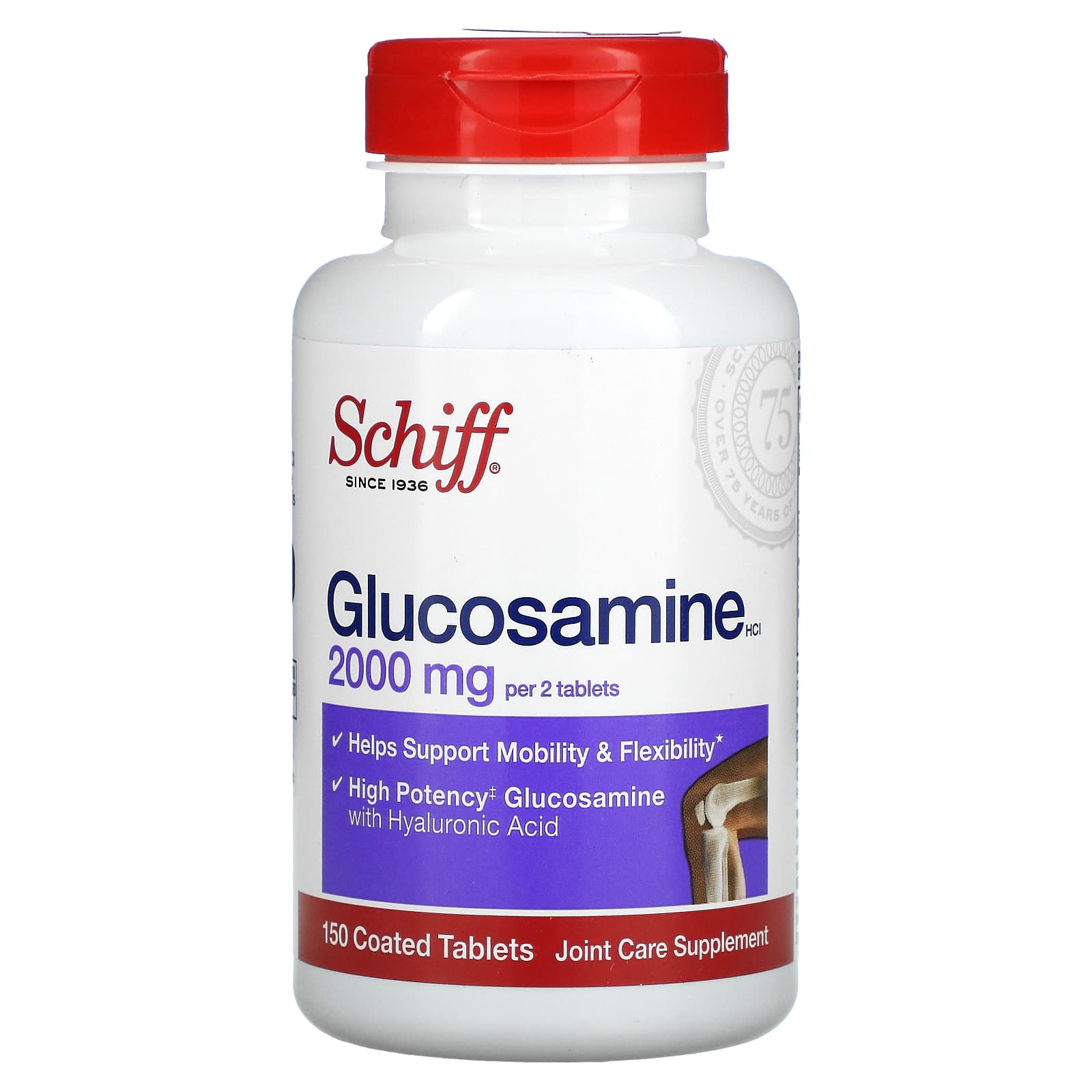 Schiff <b>글루코사민HCl 1000mg</b> 코팅 정제 150정