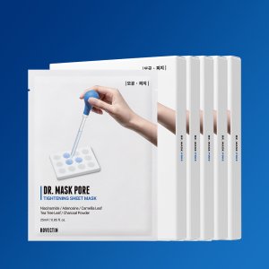 [모공 마스크팩]로벡틴 닥터 마스크 포어 5박스 (총25매/모공마스크)