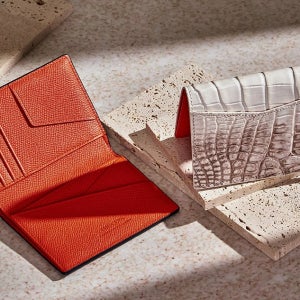 더퀴르 남자 명품 악어가죽 지폐수납 카드지갑 남자친구 남편 현금 오거나이저 선물