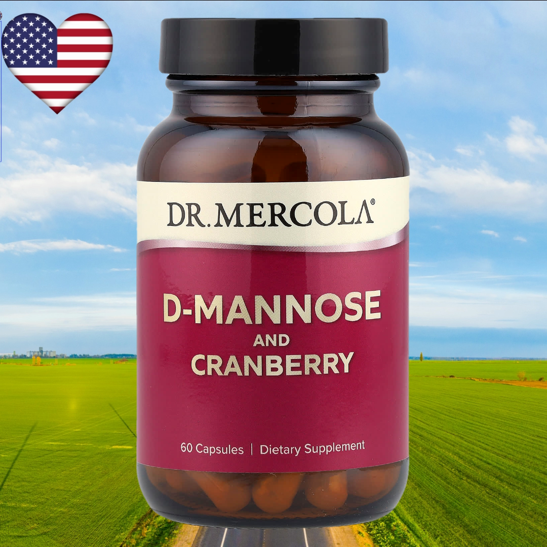 닥터 멀코라 <b>Dr. Mercola</b> D-마노스 및 크랜베리 추출물 캡슐 60정 목사님 선물