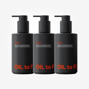 [2+1] 자민경 원스텝 클렌징 마유 크레마카발로 투인원 오일 투 폼(블랙) 200mL