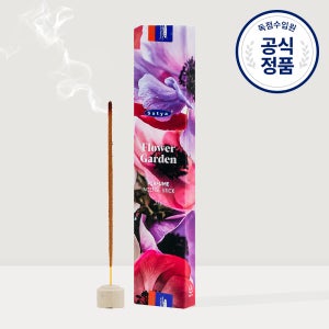 나그참파코리아 프리미엄 퍼퓸 천연 인센스 스틱 실내방향제 플라워가든, 25g, 1개