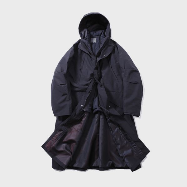 테온셀 발루트 NOMAD HOODED LONG PARKA (NAVY)