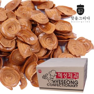 맛을그리다 혜성제과 봉봉스낵 4kg (1kg x 4개) / 고구마형 과자 추억의 옛날과자 술안주 간식