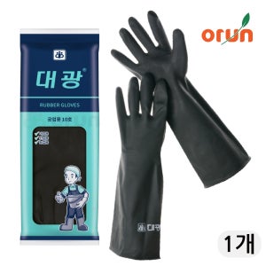 대광 공업용 어업용 두꺼운 고무장갑 10호, 1개