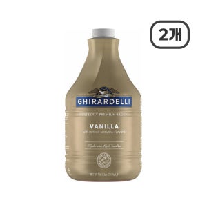 기라델리 바닐라소스 2.47kg, 2개