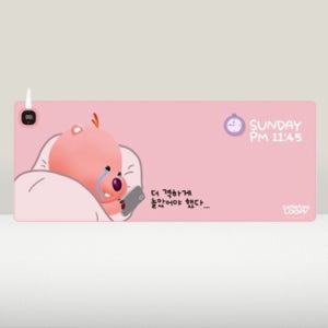 사무실 손시려움 방한용품 발열 열선 마우스 손난로 패드