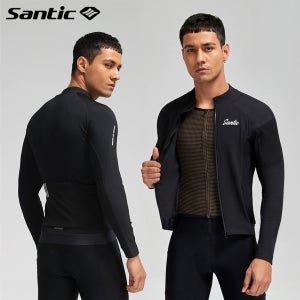 산틱 자전거 기모 져지 자켓 겨울 윈터 상의 의류 동계 방풍 투피스 TM24C07049
