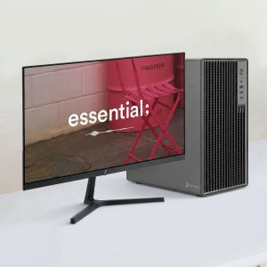 주연테크 D1v32GV22FX-B 블랙 AMD 라이젠3 3200G 22인치 데스크탑 모니터 패키지 PC